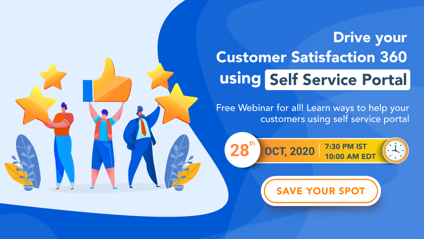 Drive your Customer Satisfaction 360 using Self Service Portal